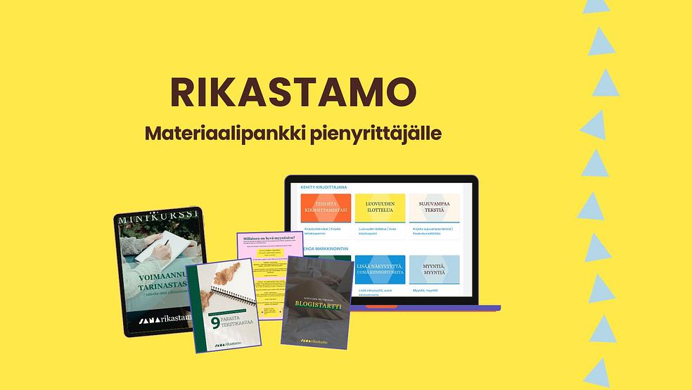 Rikastamo by Sanarikastamo | Kirjoituskurssit pienyrittäjille.