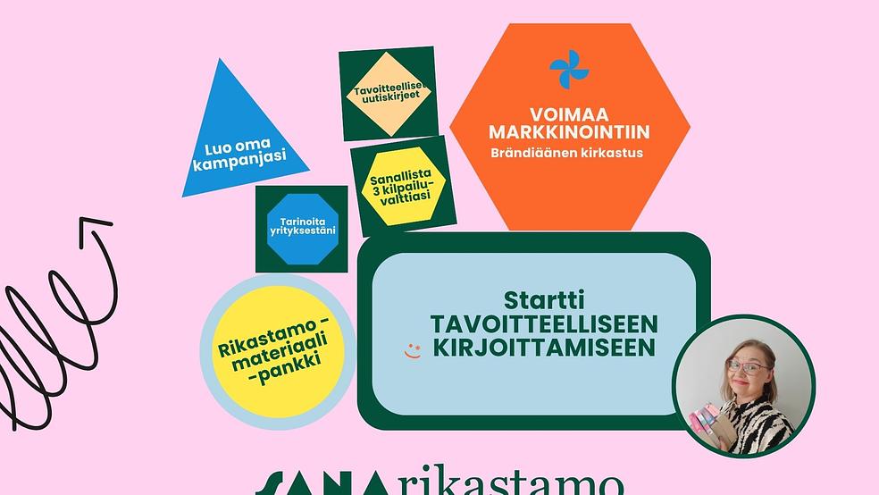 Markkinoinnin vuosi 2025 by Sanarikastamo | Kirjoituskurssit pienyrittäjille.